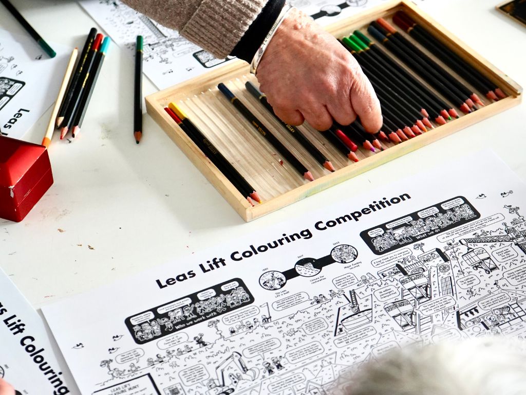 Leas Lift Colouring Competition